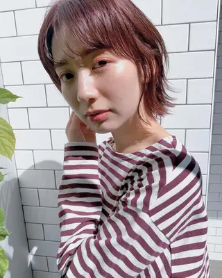 ショート カラー ヘアアレンジ SENJYU所属・貴方以上に貴方の髪を 想う🌕野口昴夢のヘアスタイル