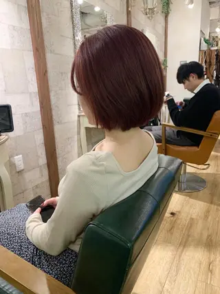 ショート カラー SALOWIN(サロウィン)広島並木通り所属・田村和範/似合わせ カラー/髪質改善のヘアスタイル