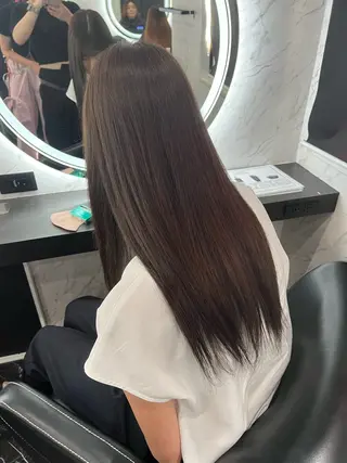 ロング 山北 優姫のヘアスタイル