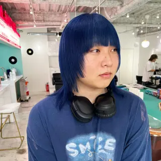 ミディアム 💥ウルフカット デザインあんな💥のヘアスタイル