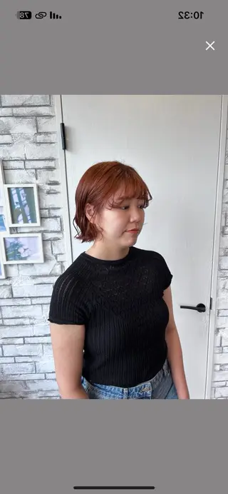 ショート カラー 廣瀬 美月のヘアスタイル