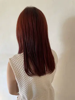 セミロング カラー FERIA桃山台🍑 𝕄𝕖𝕘𝕦のヘアスタイル