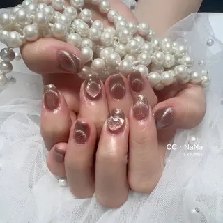 ネイル 💎CC・NaNa 韓国風ネイル🌙Cのネイルデザイン