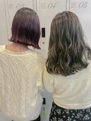 セミロング カラー得意【梅田】 瀧本友梨乃のヘアスタイル