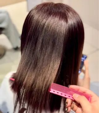 カラー 暖色/レイヤーカット /艶髪/髪質改善/のマツエク・マツパデザイン