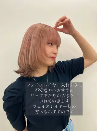 ミディアム カラー モテヘア/グレージュ /ボブ/前原汐🎐のヘアスタイル