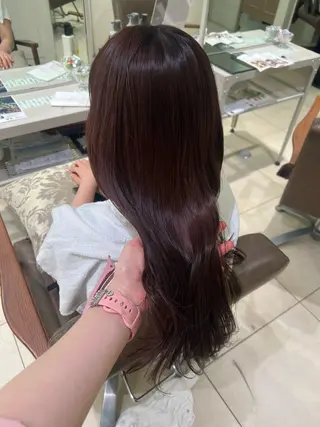 ロング ダブルカラー/髪質 改善🫧池田優紀のヘアスタイル