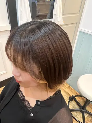 ミディアム 🐰ハイトーンカラー 畠山　渡🐰のヘアスタイル
