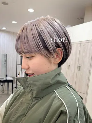 ショート カラー 初めてのショート お任せください✂️のヘアスタイル