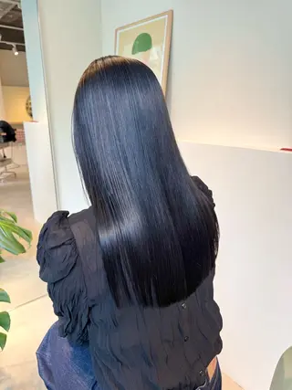 ロング カラー 髪質改善スペシャリス ト長尾勇弥/梅田中津のヘアスタイル