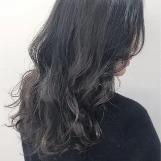 ミディアム カラー 柔らかbeige モトキのヘアスタイル
