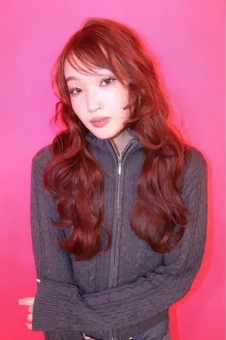 ロング カラー @kyoniyy KYONIのヘアスタイル