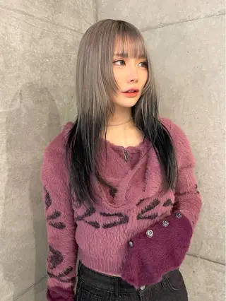 ロング カラー レイヤーカットとハイ トーン/HIROKIのヘアスタイル