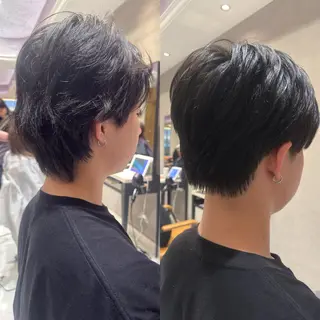 メンズ 頭から整える美容師 松田のヘアスタイル