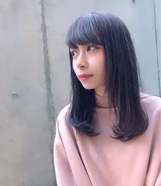 ミディアム カラー hao所属・西山 頌太のヘアスタイル