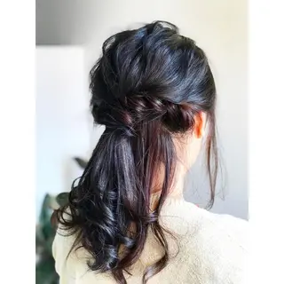 セミロング Maeda マエダのヘアスタイル