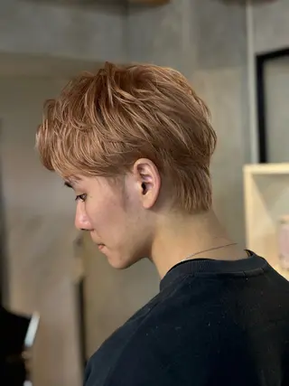 カラー メンズ 飯田 晟恭のヘアスタイル