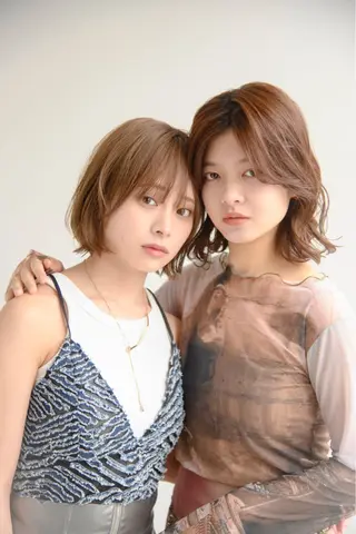 ミディアム カラー BASSA鷺ノ宮 🐵⚡️OTUKAのヘアスタイル