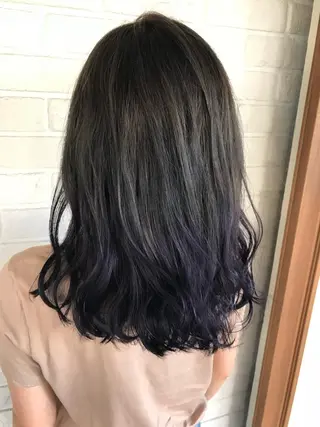 カラー オーロ西大寺所属・松永 夏のヘアスタイル