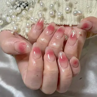 ネイル RAFFINE 月🦋🩵のネイルデザイン