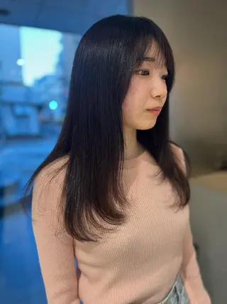 ロング 柳川 ことねのヘアスタイル