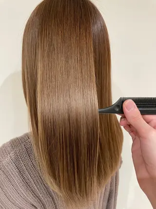 ロング 透明感カラー/ 韓国風🌿RIKOのヘアスタイル