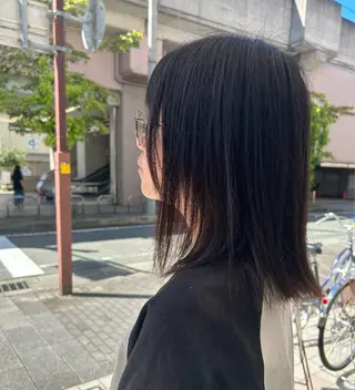 ミディアム 小鹿 珠希のヘアスタイル