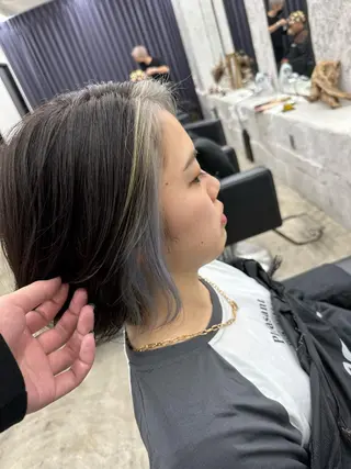 ショート カラー LANDS所属・🪐LANDS🪐 福垣 海也のヘアスタイル