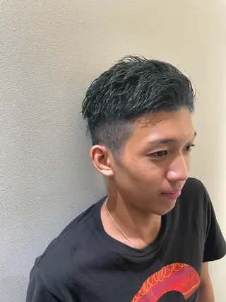 ショート カラー メンズ 銀座／骨格診断／ ハイトーン／三井遥叶のヘアスタイル