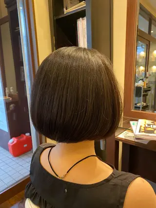 ショート 艶ｶﾗｰ｜ｽﾄﾚｰﾄ 🍟yuki🍟のヘアスタイル