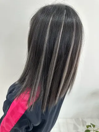 セミロング 難しい髪質の縮毛矯正 高岡/射水/髪質改善のヘアスタイル