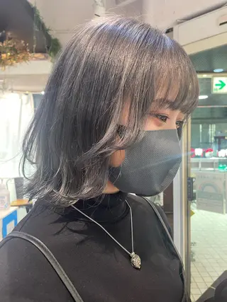 ミディアム カラー 韓国ヘア🦋 MIYUのヘアスタイル