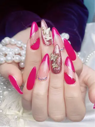 ネイル チョウ チョウのネイルデザイン