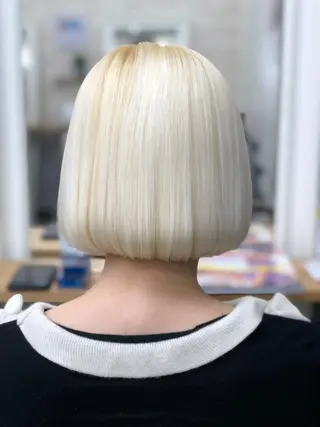 ショート カラー ヘアアレンジ 枝毛カット＆髪質改善 満足NO.1岡しゃんのヘアスタイル
