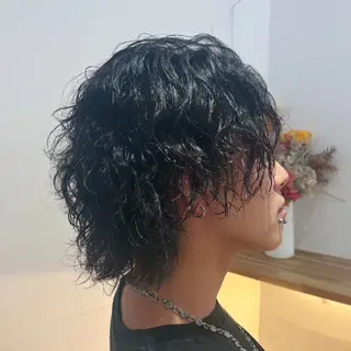 パーマ メンズ 🍒しの🍒 ハイトーン/カットのヘアスタイル