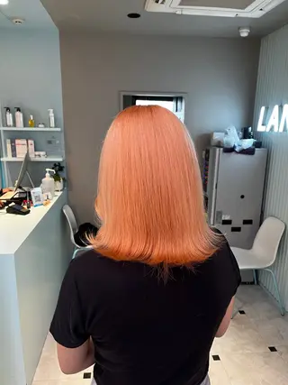 ミディアム カラー ブリーチカラー 🩵MIZUKIのヘアスタイル