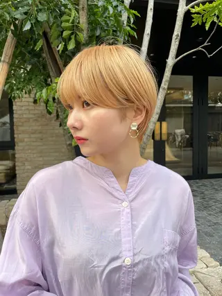 ショート mee.表参道所属・ボブ/ショート /パーマ/shinのヘアスタイル