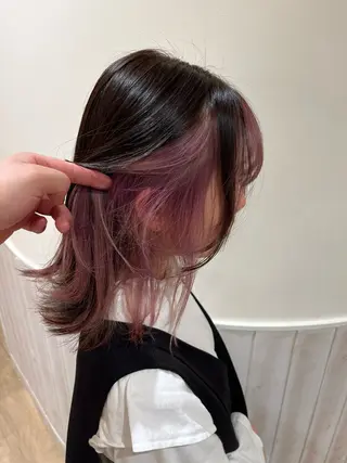 セミロング 🦕望月渉🦕 パーマ🌪️ブリーチのヘアスタイル