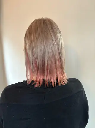 ミディアム カラー 五十嵐 雄毅のヘアスタイル