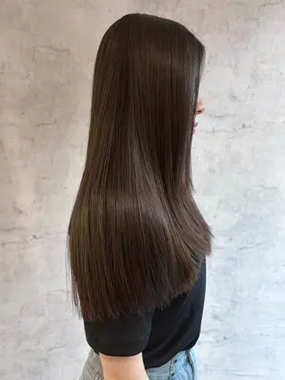 セミロング yukie🌷 /暖色🍒梅田サロンのヘアスタイル