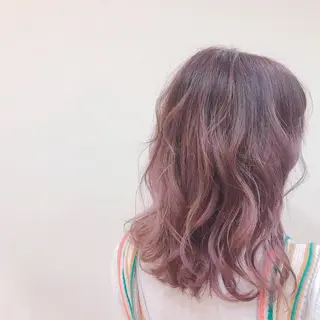 ミディアム カラー シールエクステ✨️韓 国羽エクステ🪽和希のヘアスタイル