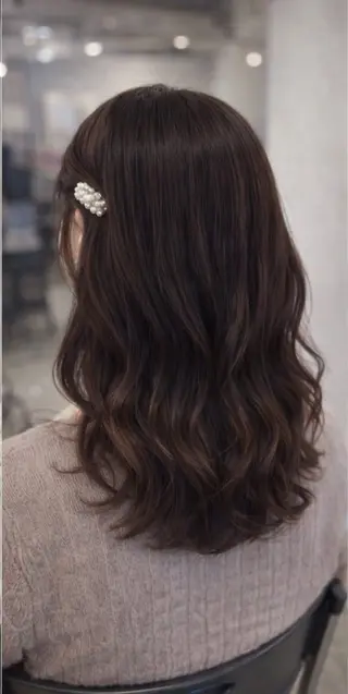 セミロング カラー 渋谷🫧透明感カラー /🫧🫧SHIYUのヘアスタイル