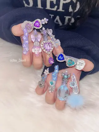 ネイル NAIL and EYELASH ALPHA.所属・ALPHA. 姫繇のネイルデザイン