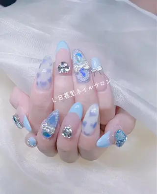 ネイル ラベンダー💖日暮里 ルル💖ネイルのネイルデザイン