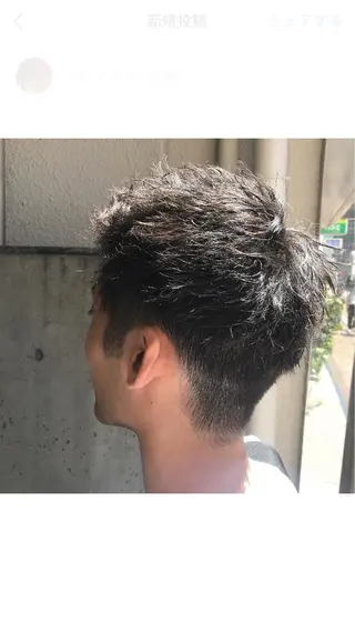 ショート パーマ メンズ AOI✩⡱ y2kネイルのネイルデザイン