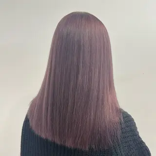 カラー 🌼動き×透明感🩵 ハイトーン/ナナのヘアスタイル
