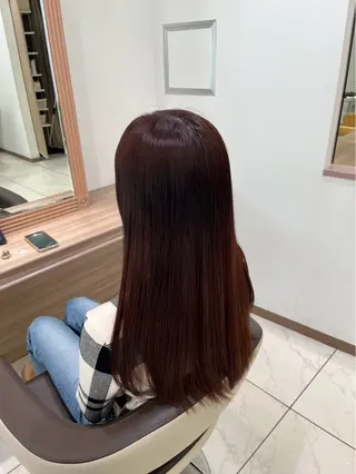ロング カラー 馬込 陽羽のヘアスタイル
