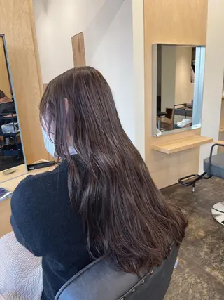 ロング 西山 紗耶香🪽 透明感カラー/ボブのヘアスタイル