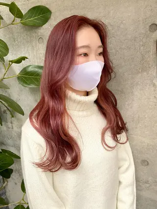 ロング カラー clomus所属・YUKA艶髪 🌸寛ぎ部屋のヘアスタイル