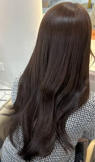 ロング たけもと みさきのヘアスタイル